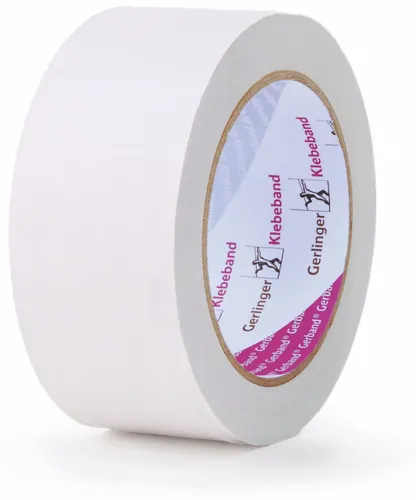GERBAND PVC-Klebeband 566, 30 mm, 33 m, weiß, beschreibbar