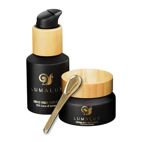 Lumalux Skin Care Combo Pack (50ml Serum + 50ml Creme) 98% Schneckenschleim Serum & 75% Scheckenschleim Creme
