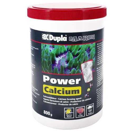 Dupla Marin Power Calcium - 800 g - Gartenwerkzeuge für Meerwasseraquarien, unterstützt gesunden Korallenwuchs mit biologisch verwertbarem Calcium und Spurenelementen, fördert die Calcifizierung von Steinkorallen.