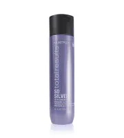Matrix So Silver Shampoo 300 ml - Neutralisiert gelbe Verfärbungen - Shampoos für Damen, entfernt effektiv Schmutz und Talg, sorgt für glänzendes, vitales Haar und verlängert die Haltbarkeit der Haarfarbe.