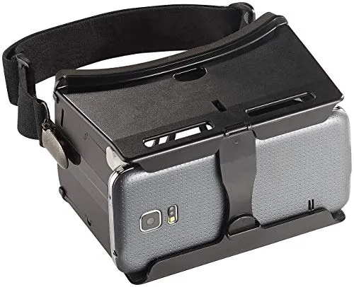 Produktbild auvisio VR Brille Handy: Faltbare Mini-Reise-Virtual-Reality-Brille 3D für Smartphones (3D Handy, Video, Geschenk)