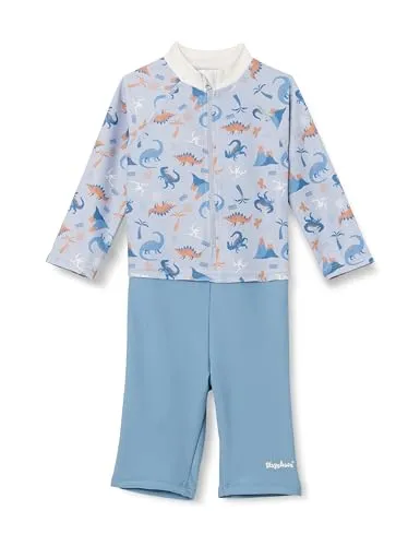 Playshoes UV-Schutz Einteiler Unisex Kinder Badeanzug, Dino Allover