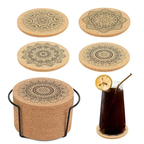 Glasuntersetzer & Bierdeckel Braun von talifoca