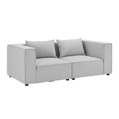 Juskys modulares Sofa Domas S in grau von Juskys