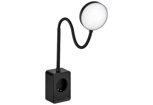 Produktbild SEBSON LED Steckdosenleuchte dimmbar mit Flexarm