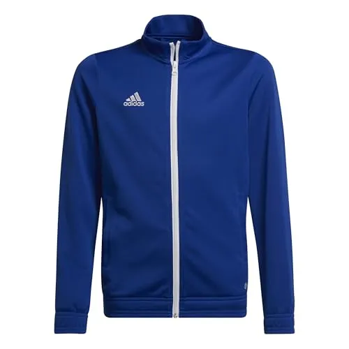 adidas Unisex Kinder Entrada 22 Track Jacket, Royal Blue, 7-8 Years - Sportliche Kinderjacke aus 100 % recyceltem Polyester mit AEROREADY Technologie für optimale Feuchtigkeitsregulierung, ideal für aktive Kids.