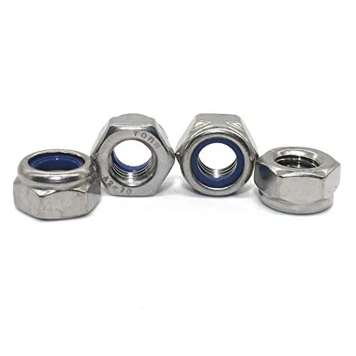 Stück Sicherungsmuttern M5 DIN 985 V2A Edelstahl Klemmmuttern Stoppmuttern Muttern 100