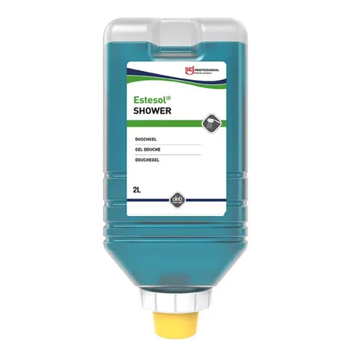 Erfrischendes Duschgel SC Johnson Estesol Shower 2 L - Duschgel für Körper und Haar, 2-in-1 Formel, ideal für empfindliche Haut, mit hautverträglichem Zuckertensid und frischer Parfümierung. Perfekt für die tägliche Pflege!