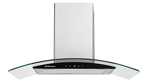 Orbegozo DS 61190 in montiert Wand schwarz, Edelstahl 619.3 M³/h A – Hauben (619,3 M³/h, geführt, 60 dB, 71 dB, montiert Wand, Schwarz, Edelstahl)