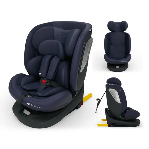 Kinderkraft I-GROW 2 PLUS Kindersitz 0-36 kg, 360° drehbar, Blau