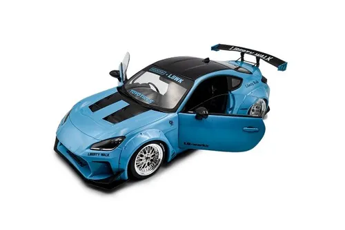 Solido 1:18 Toyota GR86 LBWK Body KIT Blau - Miniatur Motorfahrzeug-Modelle, detailgetreues Diecast-Modell des Toyota GR86, ideal als Geschenk für Sammler und Auto-Enthusiasten.