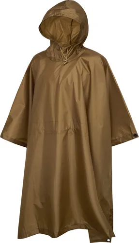 Brandit Regenponcho Bundeswehr Poncho RipStop beige - Funktionsjacke aus 100% Polyester, wasserabweisend und ideal für Outdoor-Aktivitäten bei jedem Wetter.