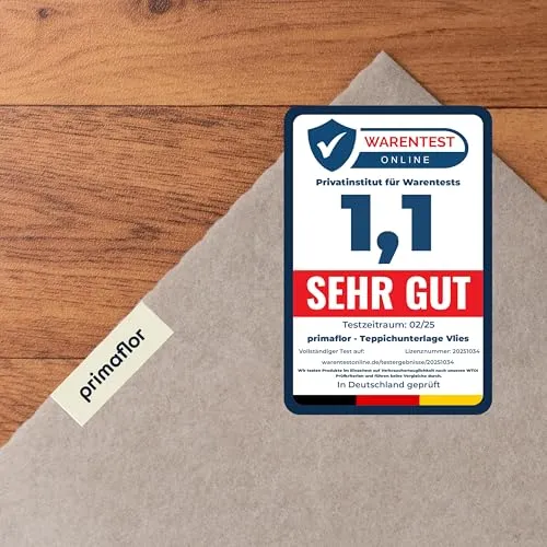 Primaflor Hochwertige Anti-Rutsch-Matte für Teppiche von Primaflor