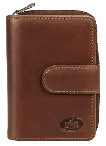 piké Damen Geldbörse aus Echtleder im Hochformat - Elegante Geldbörse aus 100% Rindleder mit RFID-Schutz, 13 Kartenfächern und praktischem 2-fach klappbarem Design - ideal für stilbewusste Damen.