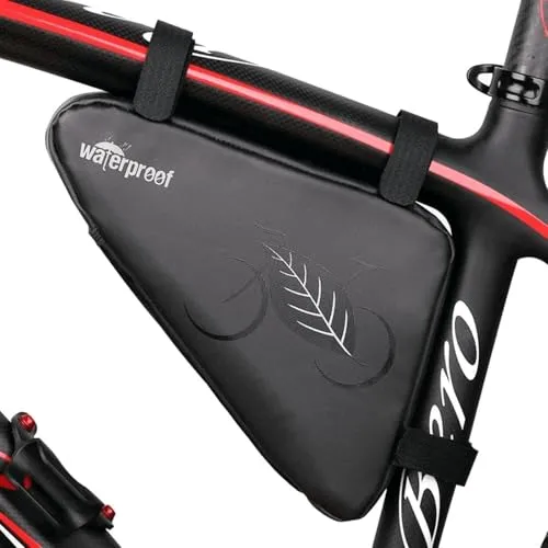 NDakter Fahrradtasche Rahmen, 2L Dreieckstasche Fahrrad Taschen Rahmen Wasserdicht, Rahmentasche Fahrrad für Rennrad, MTB, Stadtrad, Trekkingrad