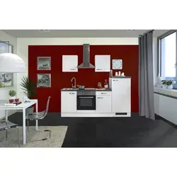 FlexWell Küchenblock, Weiß, Weiß Hochglanz, Metall, 1 Schublade(n),1 Schublade(n) Schubladen, links montierbar, rechts montierbar, einmalig seitenverkehrt montierbar, nur wie online abgebildet bestellbar, 220x200x60 cm, Made in Germany, links aufbaubar, rechts aufbaubar, Küchen, Küchenzeilen & Küchenblöcke, Küchenzeilen mit Geräten