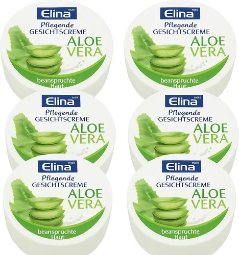 ml Elina Aloe Vera Gesichtscreme in der Dose 6 x 75