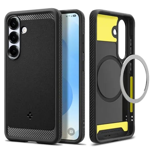 Spigen Rugged Armor MagFit Hülle für Samsung Galaxy S25 von Spigen
