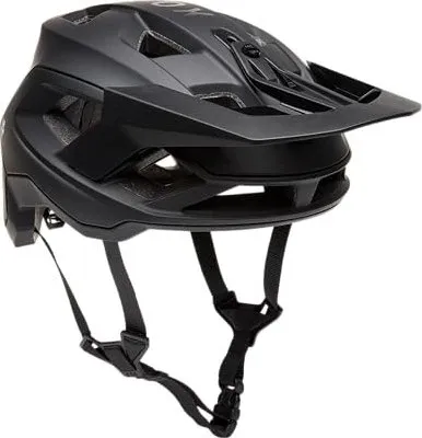 Fox Racing SPEEDFRAME HELMET SOLID - Fahrradhelm in Größe L, bietet optimalen Schutz und Komfort für Mountainbiker, stylish in schwarzer Außenschale.