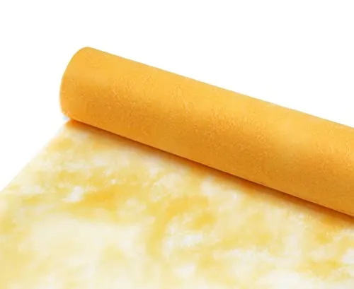 Sizocloud® Tischläufer Tischband (Apricot, 20 cm breit) in orange von DEKO AS