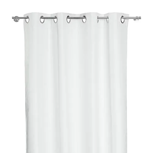 Produktbild Ventanara® Verdunkelungsvorhang 100% raumverdunkelnd Blickdicht Ösen Vorhang Thermo einfabrig 1 Stück 135x240cm (Weiss)