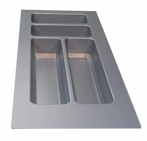 Schubladeneinsatz Teck 30er B185-230mm T460-520mm - Praktischer Besteckeinsatz für Schubladen mit flexibler Anpassung. Optimal für die Organisation von Besteck und Küchenutensilien, sorgt für Ordnung in Ihrer Küche.