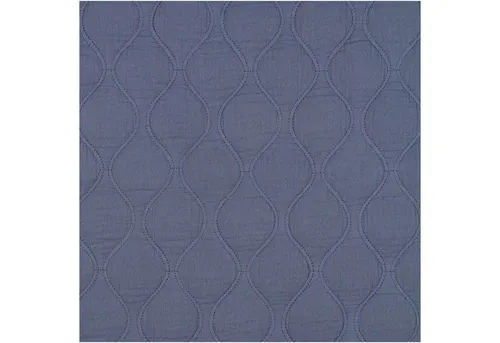 Produktbild maDDma Stoff Steppstoff Quilt Double Gauze Stepper ab 0,5m wattiert beidseitig, jeans