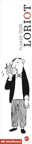 Loriot Planer 2026: Humor und Organisation in einem praktischen Kalender mit Loriots besten Motiven. Wandkalender 2026 zum Eintragen, mit viel Platz für Termine. (Loriot Kalender Heye)