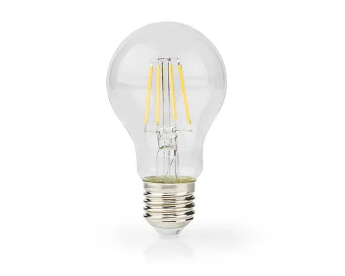 Nedis Smarte LED-Leuchte LBFE27A601, E27-Fassung, warmweißes Licht, energieeffizient für Zuhause, Warmweiss, E27-Fassung, warmweißes Licht, energieeffizient für Zuhause