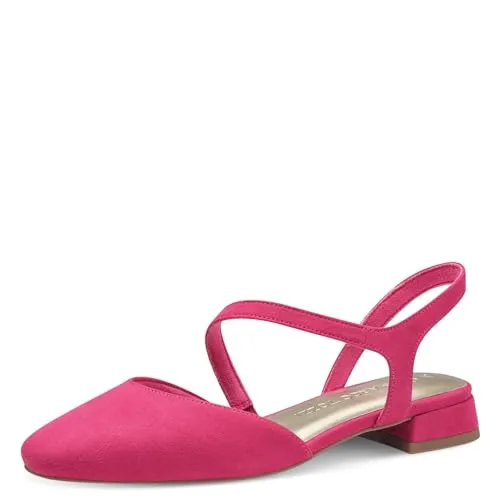 MARCO TOZZI Damen Slingpumps Elegant Vegan, Rosa (Pink), 38 EU