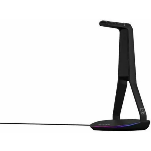 The G-Lab – K-Stand Hydrogen – Gaming Kopfhörer Ständer – RGB mit 7 Farben, EIN/Aus-Schalter, 2X USB + USB-C, rutschfeste Basis – Universeller Ständer für Gaming-Headsets PC/PS5/PS4/Xbox – Schwarz