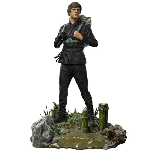 Iron Studio Le Livre DE Boba Fett - Luke & Grogu - Figuren 1/10 Art Scale 20 cm