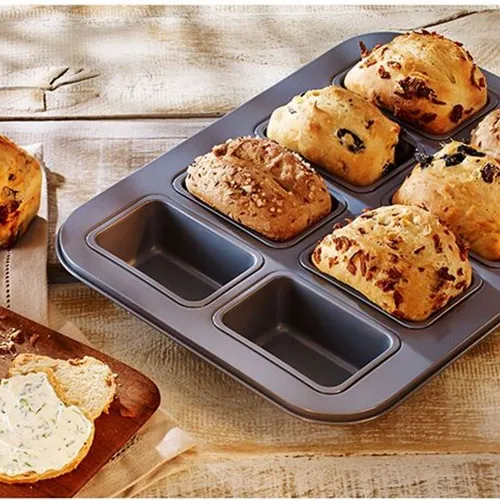 RBV Birkmann Laib & Seele 8er Mini Kastenform von Birkmann