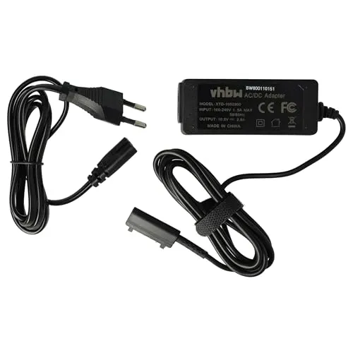 vhbw Netzteil kompatibel mit Sony Xperia SGPT114, SGPT112, SGPT113, S, SGPT111 Notebook - 200 cm, 30 W - Ersatz für ADP-30KH, SGPAC10V1