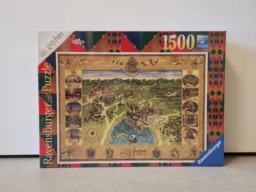 Ravensburger Puzzle 16599 - Hogwarts Karte, 1500 Teile für Erwachsene und Kinder ab 14 Jahren, perfektes Geschenk für Harry Potter Fans und Freizeitbeschäftigung