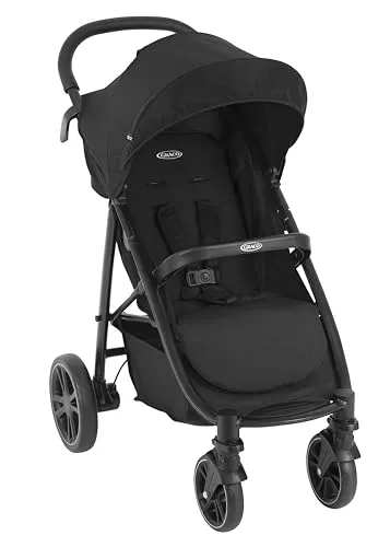 Graco EeZeFold™ Sportwagen - Kinderwagen mit cleverem Einhand-Faltmechanismus, ideal für Reisen und enge Räume. Verstellbare Rückenlehne für höchsten Komfort ab Geburt bis 3 Jahre.
