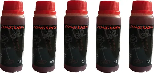 500ml 2-Taktöl Motoröl ROT für Hecht Güde Ikra Florabest Grizzly Greencut Geräte