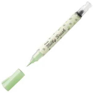 Pentel Brush-Pen XGFH-PKX, Milky Brush, pastell-grün, Pinselspitze flexibel
