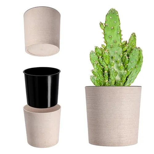 Blumentöpfe & Pflanzgefäße Beige von KADAX