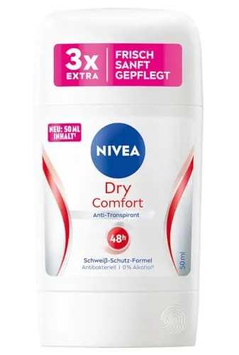 5er Pack - NIVEA Women Deodorant Stick/Anti-Transpirant - Dry Comfort - 50ml