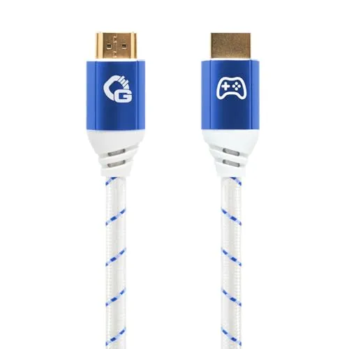 OEHLBACH GAMING New Game Blue HDMI-Kabel 500 cm - HDMI-Kabel für maximale Gaming-Performance mit 4K/240Hz, HDR & VRR Support – ideal für Next-Gen-Gaming und flüssige Bildqualität.