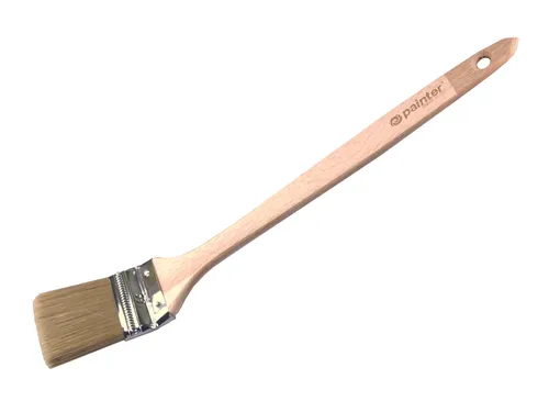 Heizungspinsel 36 x 8mm Holzgriff Malerpinsel Fassadenpinsel Eckenpinsel