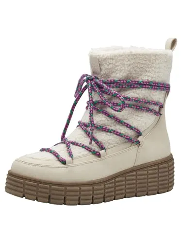 Tamaris Damen Stiefel - 1-26479-43 430 38 IVORY COMBINED
