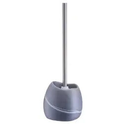 Zeller WC-Bürste in Steinoptik - Klobürsten aus hochwertigem Polyresin mit Marmoranteil, pflegeleicht und ideal für ein stilvolles Badezimmer. Austauschbarer Bürstenkopf für langanhaltende Nutzung.