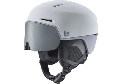 Bollé X-fusion white lilac matte (WHLM) S 52-55 - Herren & Unisex Skihelme mit innovativem photochromem Visier, das sich an Lichtverhältnisse anpasst. Perfekte Passform durch BOA-Fit-System und umweltfreundliche Materialien für nachhaltigen Ski-Spaß.