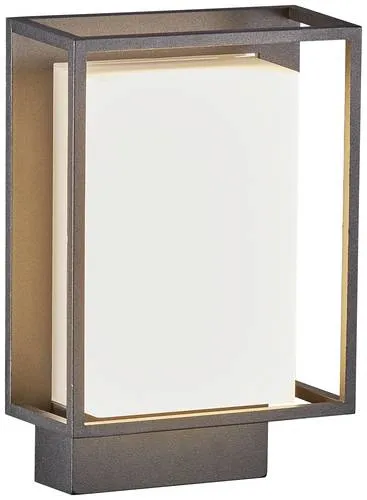 Nordlux Nestor 49041003 LED-Außenwandleuchte - Moderne und zeitlose Wandleuchte in Schwarz mit integrierten langlebigen LEDs und geringem Energieverbrauch, ideal für Außenbereiche.