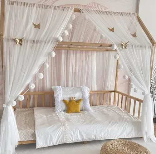 Baby Fancyroom Hausbett Himmel Betthimmel in weiß von Baby Fancyroom