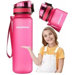 Aquaphor Rosa 0,5l Wasserfilterflasche + 1 Filter