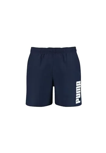 PUMA Herren Mid Length Swim Trunks, Navy, M EU