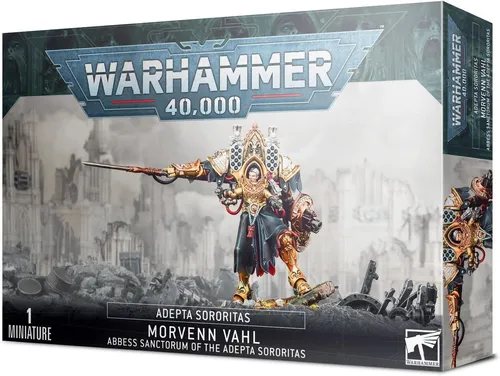 Games Workshop Warhammer 40k - Adepta Sororitas Morvenn, Vahl Abbess Sanctorum, perfektes Geschenk für Tabletop-Fans und kreative Spielunterstützung